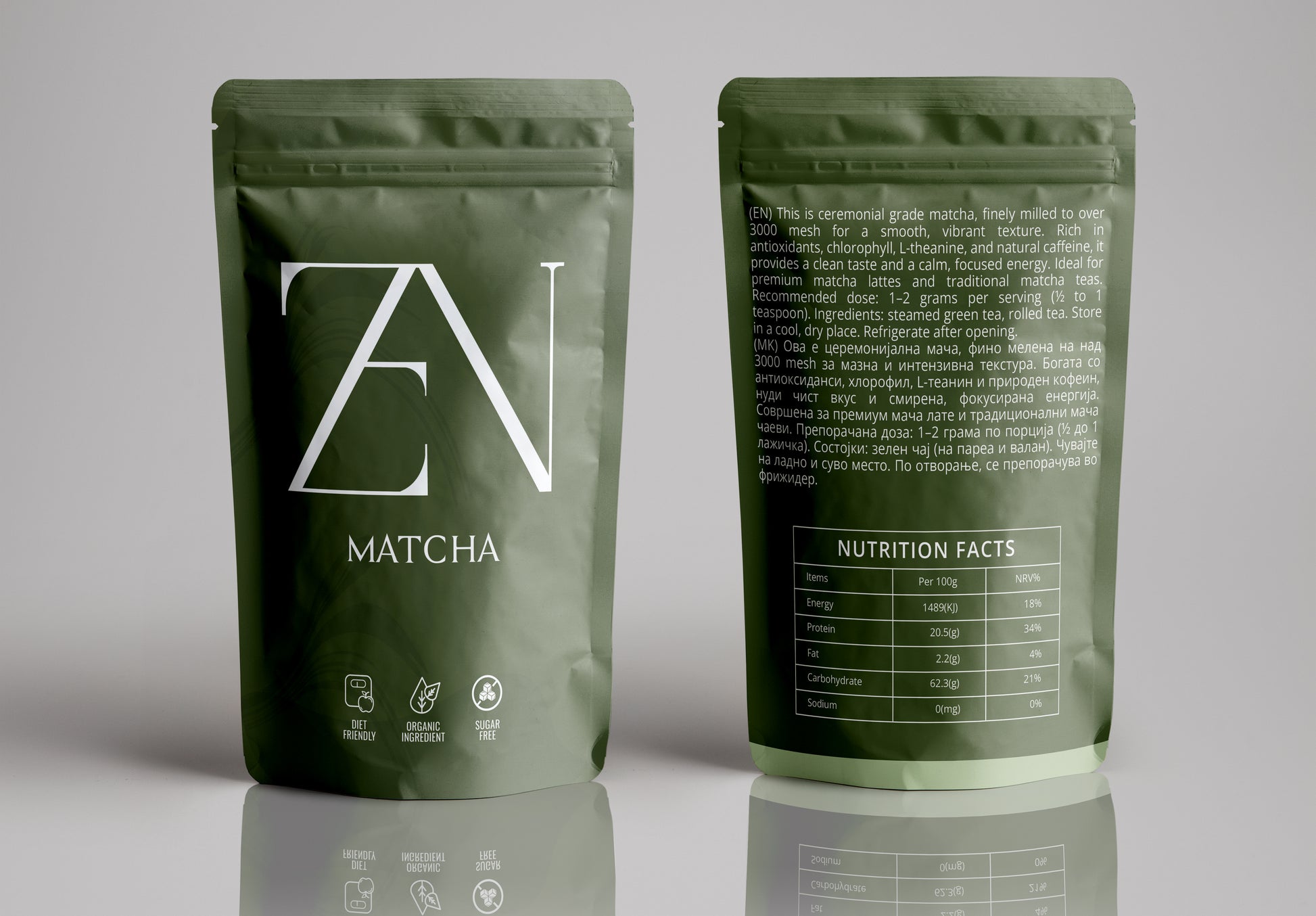 Zen Matcha 100g ceremonial grade matcha powder